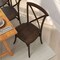 Merrick Lane Davisburg Stackable Wooden Cross Back Bistro Dining Chair
